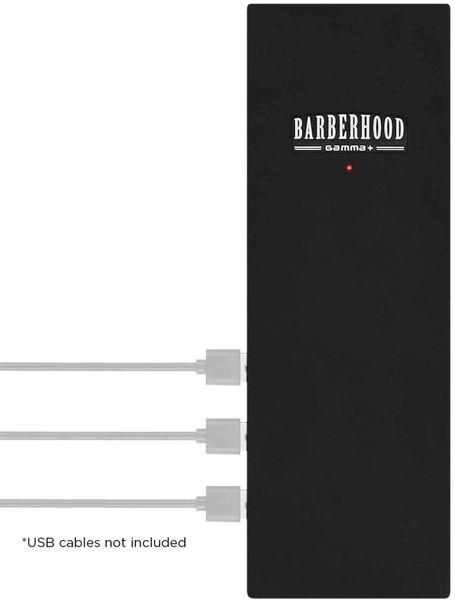 Alt view image 5 of 6 - GAMMA+ 3-Port Micro USB Hub Station Charging Block for Charging Barber Tools and Devices