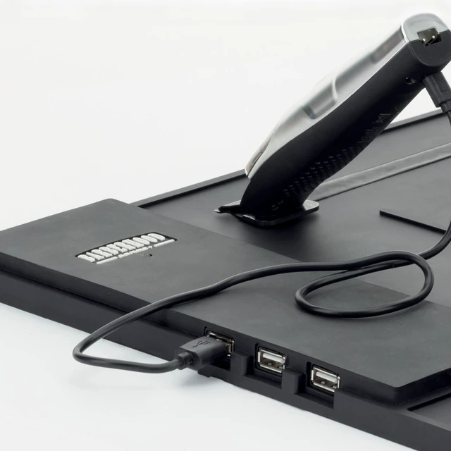 Alt view image 3 of 6 - GAMMA+ 3-Port Micro USB Hub Station Charging Block for Charging Barber Tools and Devices