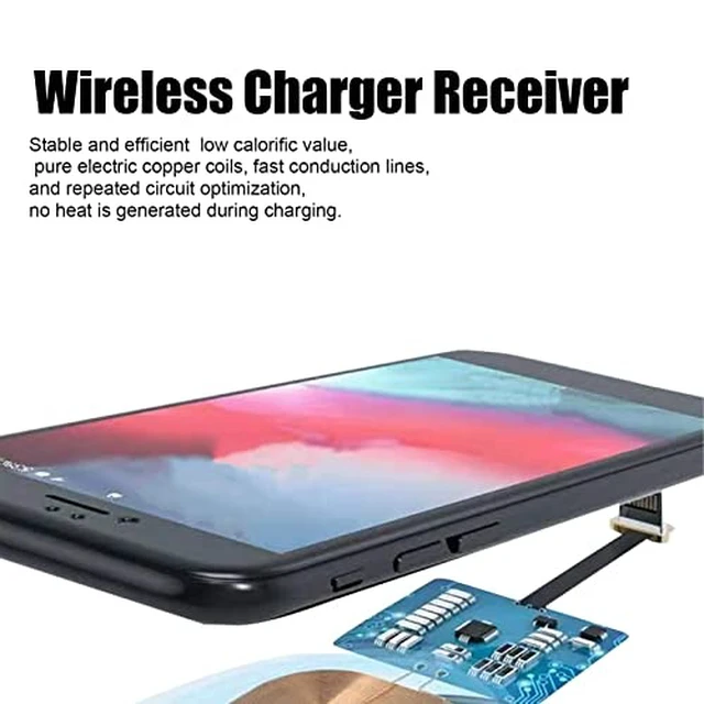 Alt view image 9 of 14 - Wireless Charger,USB c 2000ma wireles 10W Fast Charging Receiver Type C Interface Charger Receiver Chip for Mobile Phones