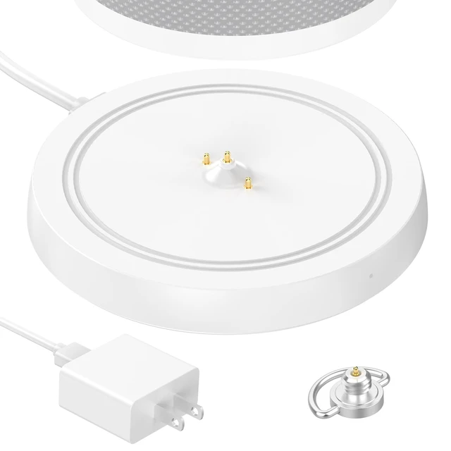 Alt view image 8 of 14 - Soarking Power Up Charging Dock Compatible with Ultimate Ears UE Boom 3/Megaboom 3/Blast/Megablast(Wall Charger and 5 Feet Cable Included) White(Not for Boom4/Megeboom 4)