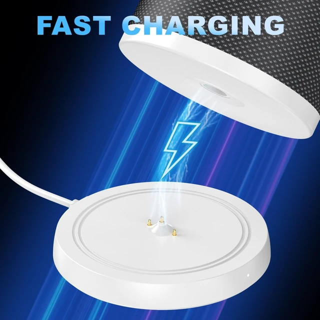 Alt view image 9 of 14 - Soarking Power Up Charging Dock Compatible with Ultimate Ears UE Boom 3/Megaboom 3/Blast/Megablast(Wall Charger and 5 Feet Cable Included) White(Not for Boom4/Megeboom 4)
