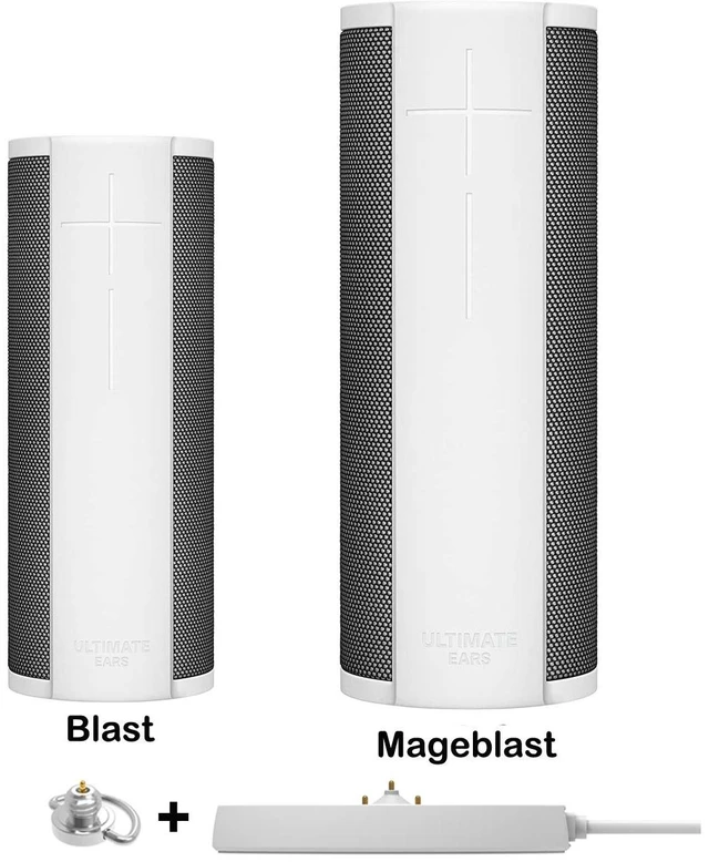 Alt view image 11 of 14 - Soarking Power Up Charging Dock Compatible with Ultimate Ears UE Boom 3/Megaboom 3/Blast/Megablast(Wall Charger and 5 Feet Cable Included) White(Not for Boom4/Megeboom 4)