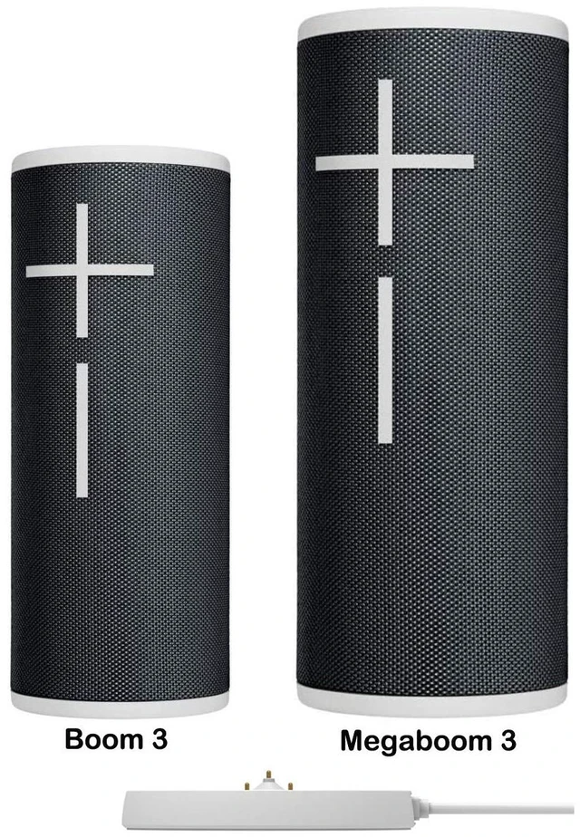 Alt view image 12 of 14 - Soarking Power Up Charging Dock Compatible with Ultimate Ears UE Boom 3/Megaboom 3/Blast/Megablast(Wall Charger and 5 Feet Cable Included) White(Not for Boom4/Megeboom 4)
