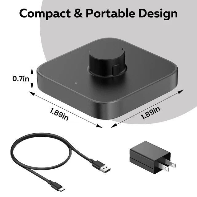 Alt view image 12 of 13 - Underhub Compatible with Oura Ring Gen 4 (Size 4) Charger Fast Charging Dock with Infrared Sensing,Auto Stop Protection, Indicator, Non-Slip Base, Charger for Smart Ring Includes 59 Inch USB-C Cable