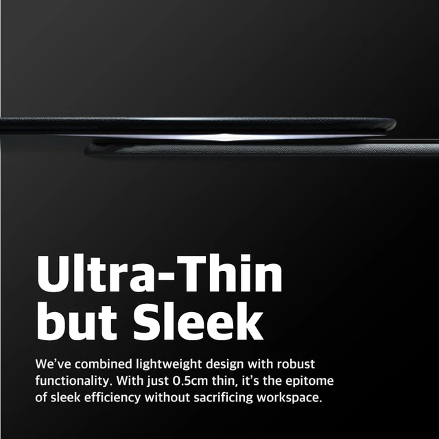 Alt view image 14 of 14 - POUT H3 - Portable Qi Wireless Charging Mouse Pad Mat for Laptops Charges w/iPhone, Airpod, Samsung Galaxy (Midnight Blue)