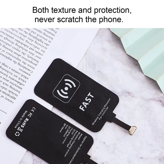 Alt view image 5 of 7 - 10W Fast Wireless Charging Receiver, 5V/2A Type C Wireless Charging Receiver - Charger Receiver Chip for Mobile Phones with USB-C