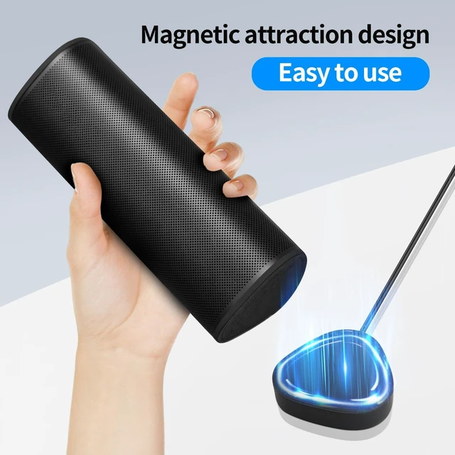 Alt view image 4 of 7 - ZLiT Charger Base for Sonos Roam Speaker Magnetic Charging Dock Station Base(Black)
