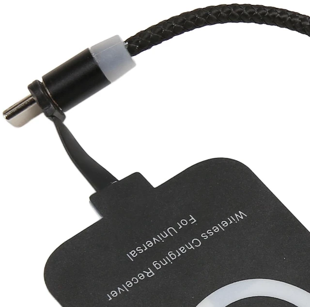 Alt view image 7 of 7 - Tiiyee Wireless Charging Receiver, USB C Wireless Charger Adapter Module | 2000mA 10W Thin Magnetic Back Patch Compatible Most Type C Smartphones Dual Purpose with Magnetic Suction Charging Wire