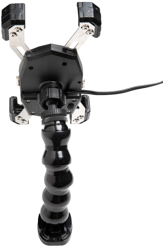 Alt view image 6 of 7 - Yak Power 12V 15W Wireless Phone Fast Charger with Gooseneck Mount | 15W fast wireless charging with 360-degree adjustable gooseneck mount, one-hand operation, 12V input kayak boat UTV