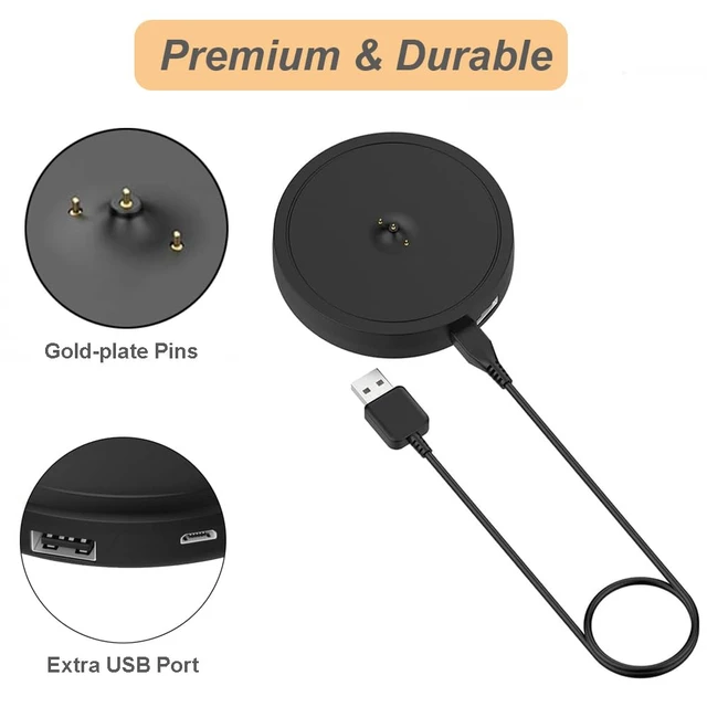 Alt view image 4 of 7 - Charger for Ultimate Ears Boom 3/Megaboom 3/Blast/Megablast, Charging Dock Cradle with USB Port, 5.5ft Cable for UE Boom 3/Megaboom 3/Blast/Megablast