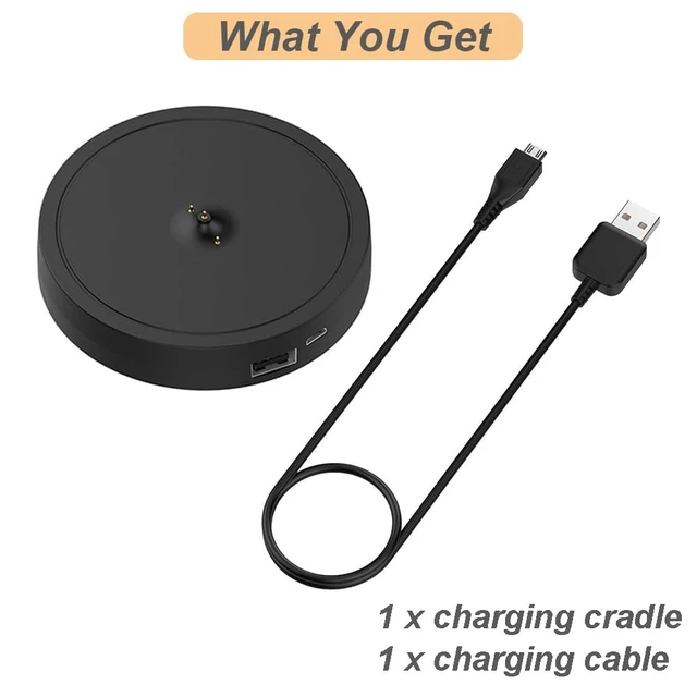 Alt view image 7 of 7 - Charger for Ultimate Ears Boom 3/Megaboom 3/Blast/Megablast, Charging Dock Cradle with USB Port, 5.5ft Cable for UE Boom 3/Megaboom 3/Blast/Megablast