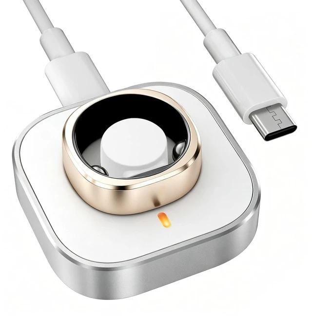 Main image of Charger for RingConn Gen 2/Gen 2 Air/Gen 3 Smart Rings | Aluminum alloy charging dock for RingConn All Size 6/7/8/9/10/11/12/13/14/15