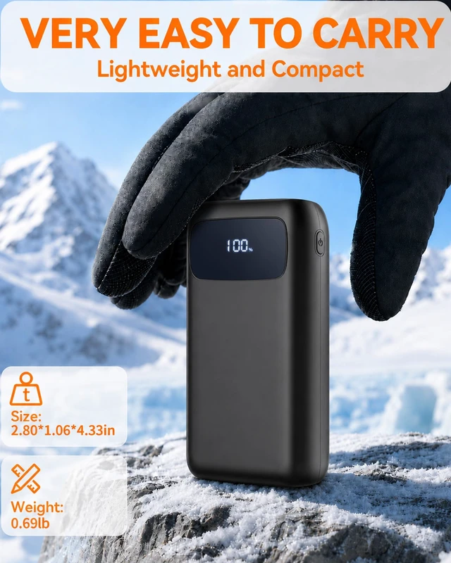 Alt view image 6 of 7 - 7.4V 20000mAh Battery Pack for Heated Vest Coat Jacke for ORORO&Venustas | 3.5/3.8/4.0mm DC Port Rechargeable Battery for Heated Blanket Pants Camping Chair UnderwearNo Adapter Cable Needed