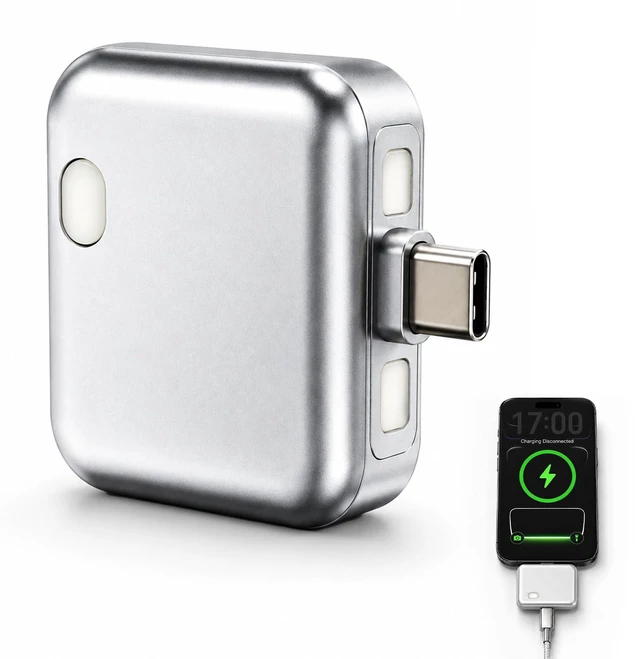 Main image of 140W Smart Auto Stop Charging Adapter, USB-C Fast Charger with Physical Cut-Off, Automatic Power-Off Timer for Phone, Tablet & All USB Devices, Prevents Overcharging, Extends Battery Life