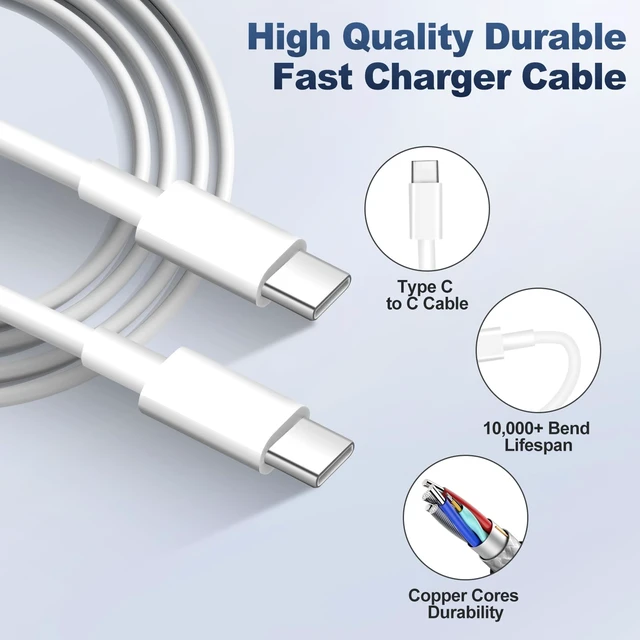 Alt view image 6 of 7 - USB C Super Fast Samsung Charger 25W Samsung Type C Android Phone Charger|3Pack Quick Type C Charger 10FT Long Samsung Charger Fast Charging Cord for Samsung Galaxy S26+/S26 Ultra/S25/S24/S23/S22/S21