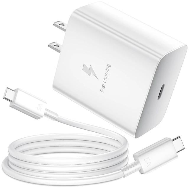 Main image of 60W USB C Charger PD 5A Cable for Super Fast Charging 3.0 Wall Plug Adapter|Power Adaptor for iPhone 18Pro Max Duo 17 16 15 Samsung S26 Ultra S25 S23 A17 A16 Pixel 10a 9a Chromebook Type C Charge Cord
