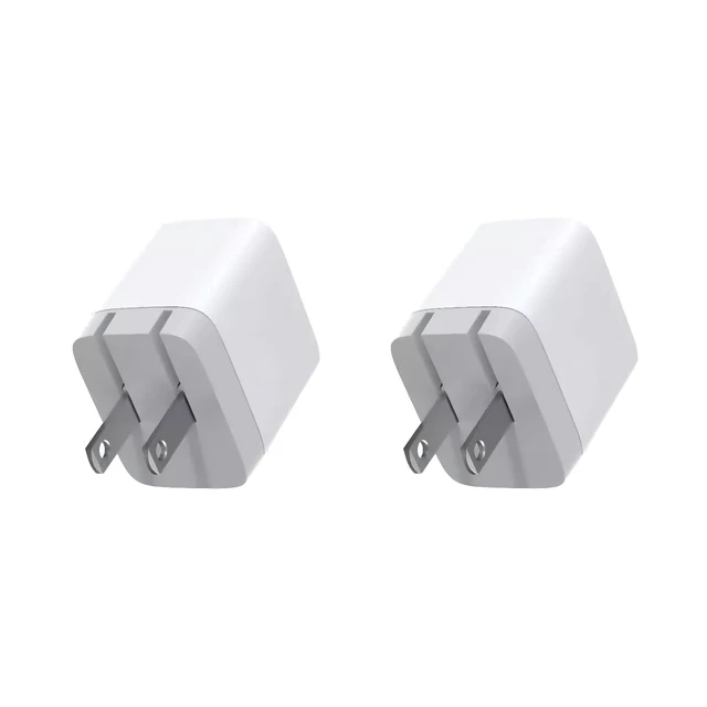 Alt view image 3 of 4 - Anker PowerPort III 20W USB-C Wall Charger 2-Pack, Compact Fast Charger, Foldable Plug, Quick Charging for iPhone 16 Series, Galaxy, Pixel, iPad (Cable Not Included), A2631