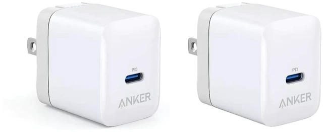 Main image of Anker PowerPort III 20W USB-C Wall Charger 2-Pack, Compact Fast Charger, Foldable Plug, Quick Charging for iPhone 16 Series, Galaxy, Pixel, iPad (Cable Not Included), A2631