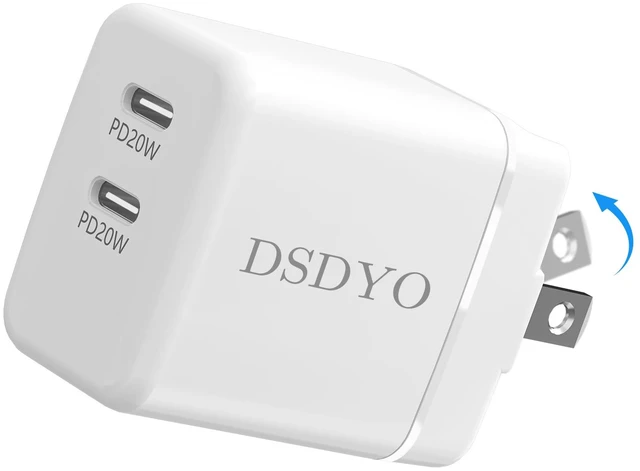 Main image of 20W USB C Charger for iPhone 17 16 15, Home & Travel | USB C Charger for iPhone 15 Pro/17/17 Pro Max, Galaxy, Pixel, and MagSafe Compatible Accessories