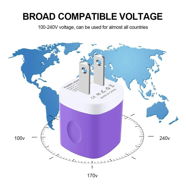 Alt view image 4 of 7 - USB Charger Plug,Fast Charging Block,1A USB Cube 10Pack Wall Outlet Adapter|for iPhone 18 Pro Max/Duo/17e/16Plus/15/14/13/12/11/X/SE/8,Samsung Galaxy S26 Ultra/S25FE/A17/A36/A37/A16/S24Pixel 11Pro/10A