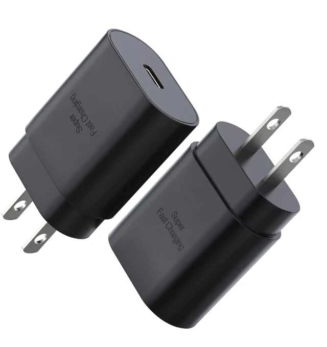 Main image of 2-Pack 30W USB C Charger Block Wall Power Adapter for iPhone 18 Pro,17 | PD 3.0 fast charging Block, Compatible with iPhone Duo, 18/17/16/15/14/13 Pro Max series, iPad, Pro (Black)