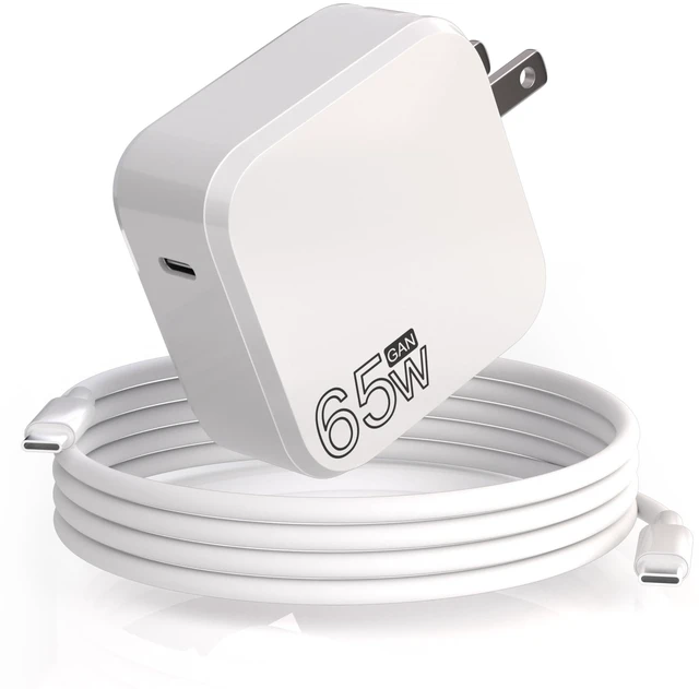 Main image of VillaCool 65W/45W GaN Fast Charger Compatible With Samsung Galaxy Book Pro, Pro 360, NP950QDB NP930QDB NP935QDC NP950XDB NP930XDB 15.613.3 and Notebook 7/9 series,USB C Cable for Laptop Charger