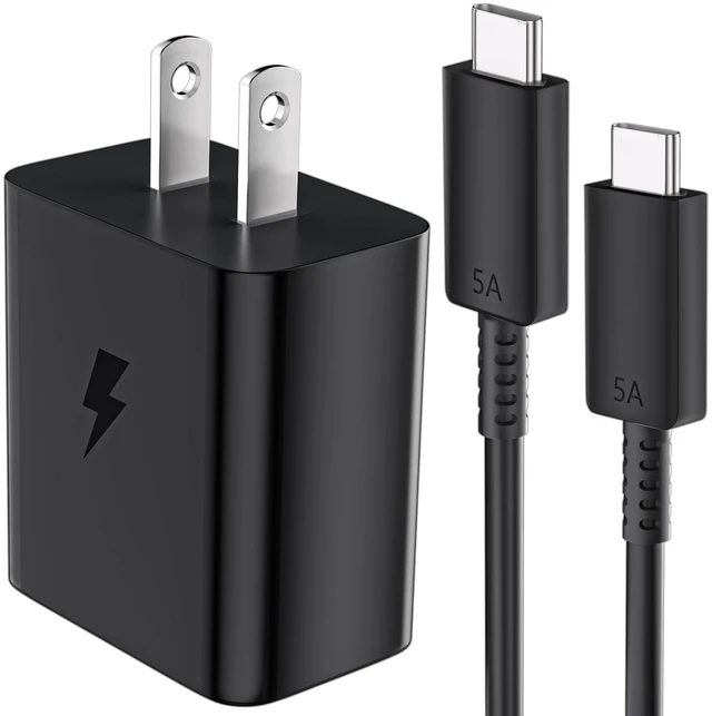 Main image of 60W USB C Charger for Super Fast-Charging 3.0 for Samsung S26 Ultra Black | PD PPS Fast Wall Block for Galaxy S25 S24 Z Fold8 Ultra Wall Charger Kit Plug 3FT Type C Cable Travel Charging Power Adapter