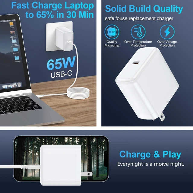 Alt view image 5 of 7 - Samsung Super Fast Charger Cord 65W Type C Fast Charging Block for Samsung|Galaxy S26 Ultra/S26 Plus/S25 Ultra/S25 FE/S24/S23/S22/S21/A17 5G/A16/A36/A56 with 60W 6FT Long Android Type C Charger Cable