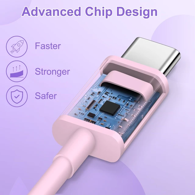 Alt view image 4 of 7 - for iPhone 18 Charger USB C Type C Chargers Lightning Multi Charging Cable | Colorful Fast Charger 20W Type C Fast Charging 4-in-1 Multi Cord for iPhone 18 17 16 15 14 13 12 11 Android