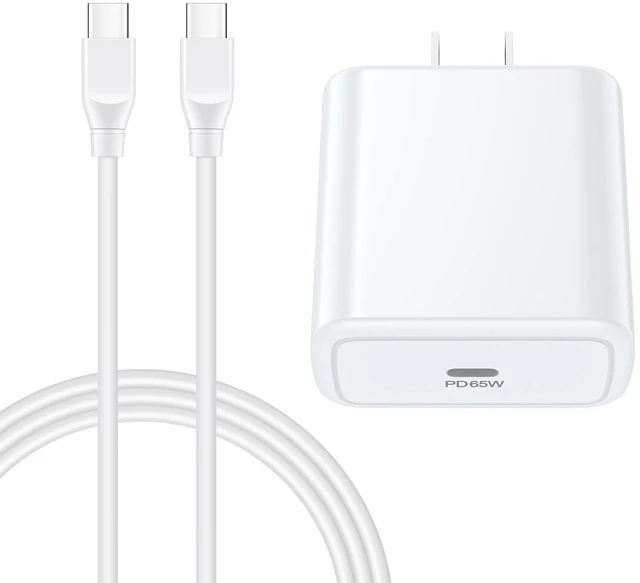 Main image of 65W Super Fast Type C iPhone 18 Pro Max Charger Block & 6FT Charging Cable | USB C Charger Cube for iPhone Duo iPhone 18 Pro Max 18 Pro 17 Air 16 e 15 14, Samsung S26 Ultra S25 A57 A37 A17 A16 A36 A26
