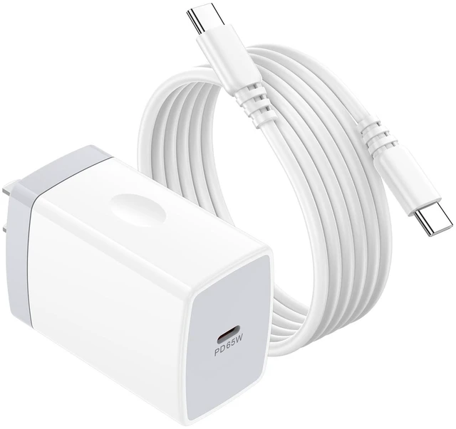 Main image of 65W Charger for Mac Book Pro MacBook Air Neo Fast Charging Block Box Plug | Charger Brick Cube Base Power Adapter with 6FT USB C Cable