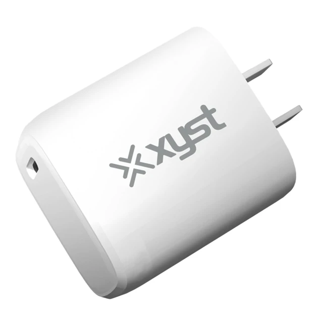 Alt view image 3 of 4 - Xyst XYS-KITWCTC6W 20-Watt Single-Port USB-C Power Delivery Wall Charging Kit with 6-Ft. Braided USB-C Cable, XYS-KITWCTC6W