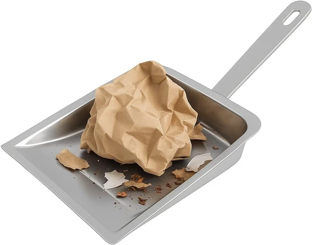 Alt view image 2 of 6 - Stainless Steel dust pan, Dustpan, Supadi,Dust Collector Pan for Home and Kitchen