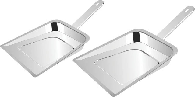 Alt view image 6 of 6 - Stainless Steel dust pan, Dustpan, Supadi,Dust Collector Pan for Home and Kitchen