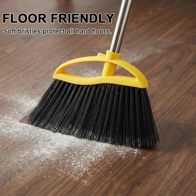 Alt view image 6 of 7 - Gloffer Indoor Broom, Soft Bristles for Hardwood Floors, 55-Inch Handle
Soft bristles, 12-inch angled head and adjustable 55-inch handle for easy indoor sweeping on hardwood, laminate and tile.