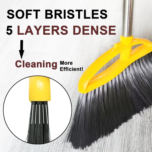 Alt view image 4 of 7 - Gloffer Indoor Broom, Soft Bristles for Hardwood Floors, 55-Inch Handle
Soft bristles, 12-inch angled head and adjustable 55-inch handle for easy indoor sweeping on hardwood, laminate and tile.