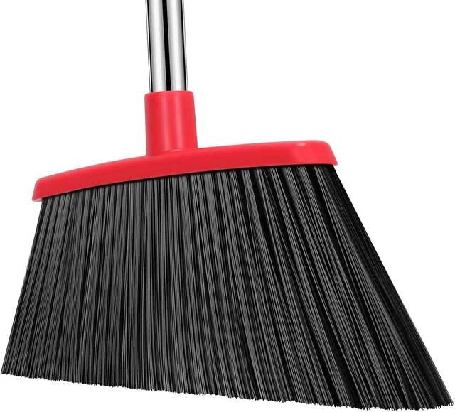 Main image of Heavy Duty Broom, 55 Inch Long Handle Outdoor Large Angle Brooms, Commercial Broom for Sweeping Indoor, for Home Garage Kitchen Office Courtyard Lobby Patio Lawn Concrete