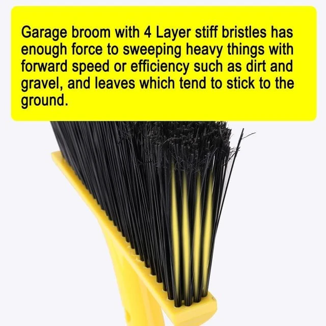 Alt view image 5 of 7 - KeFanta Outdoor Broom for Floor Cleaning, 58" Heavy-Duty Commercial Broom
for Sweeping Concrete Courtyard Garage Patio Indoor Home Kitchen Office Lobby