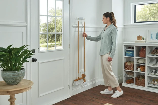 Alt view image 6 of 7 - Harper Live.Love.Clean. Bamboo 2-in-1 Smooth Surface Wet/Dry Dust Mop with (2) Washable Wraparound Pads for Cleaning Dust, Pet Hair & Fine Dry Dirt