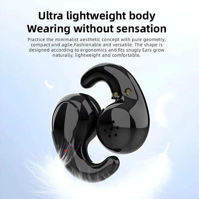 Alt view image 2 of 6 - T70 Wireless Earbuds, Bluetooth 5.4 TWS Headsets with 9D Stereo Sound, Hands-Free Control for Sports, Gaming