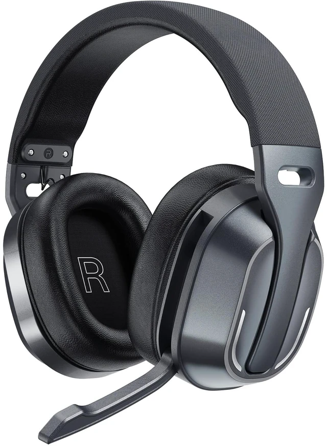 Main image of Over Ear Headphones, Powerful Deep Bass with Vibration - You Can Feel, Not Just Hear | White Noise & Timer for Sleep, Bluetooth 6.0 Wireless, Type-C Cable Wired, 50H Playtime, Built-in Mic, Black