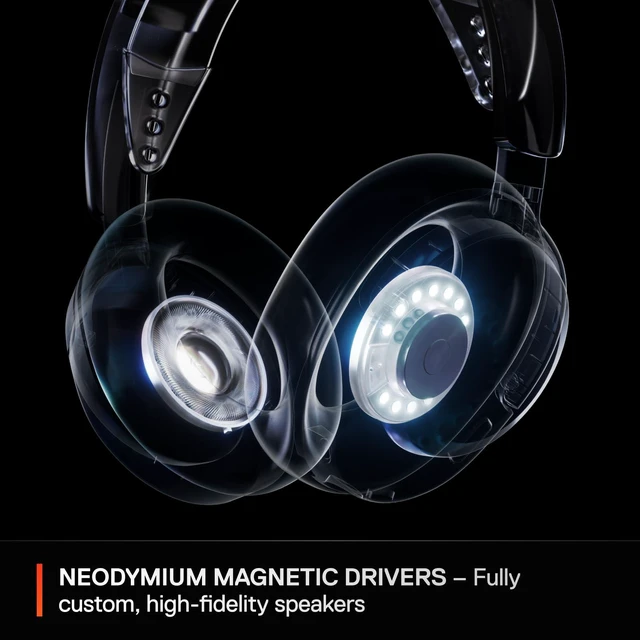 Alt view image 6 of 7 - Arctis Nova 3P Wireless Multi-Platform Gaming Headset - White | Mobile App Control 40 HR Battery Neodymium Magnetic Drivers 2.4GHz/Bluetooth PS5, PS4, PC, Switch, Mobile