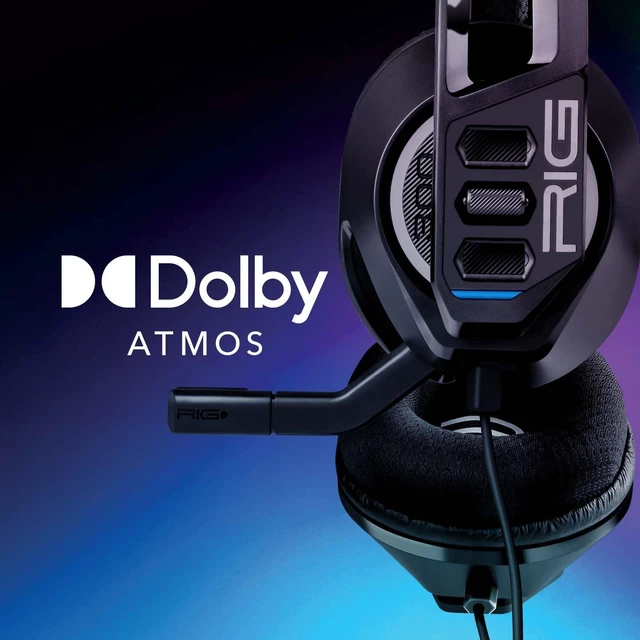 Alt view image 5 of 7 - 300 PRO Universal Multiplatform Wired Gaming Headset Cosmic Purple | For XBOX, PS5, PS4, Switch, PC, 3.5mm - Flip-to-Stow Mic, 40mm Speakers, 1.2-meter cable Includes Dolby Atmos for XBOX/PC