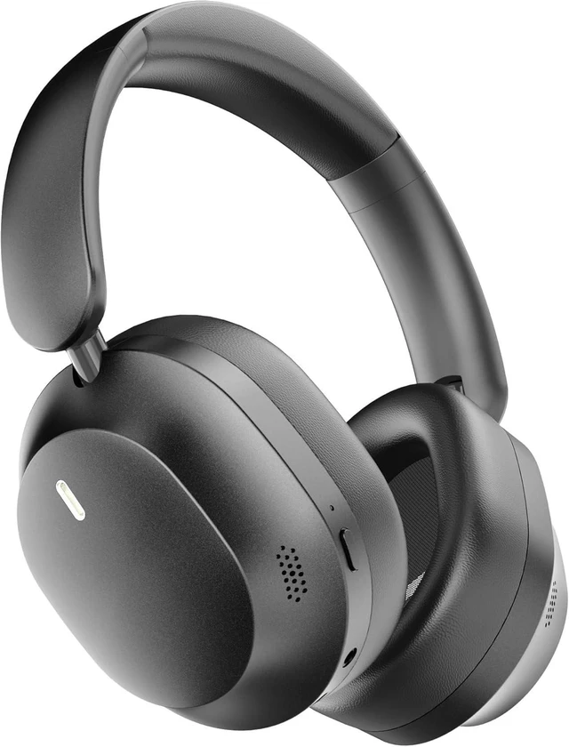 Main image of Kinglucky B900 Hybrid Active Noise Cancelling Headphones, Wireless Over Ear Headphones, Bluetooth 5.4, Hi-Res Audio, Deep Bass, Comfortable Fit, with Mic, for Commuting, Travel, Home, Work, Black