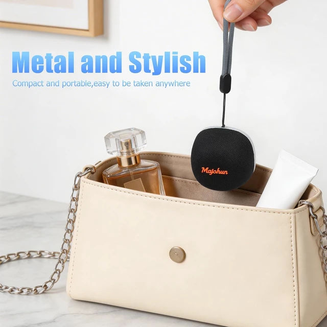 Alt view image 6 of 6 - P01 2-in-1 Magnetic Bluetooth Speaker & Phone Stand, TWS Black | TWS Stereo Pairing; Bluetooth 5.4; 4 Dynamic LED Modes; 12H Playtime; Portable Compact Build; Ideal Gift Choice