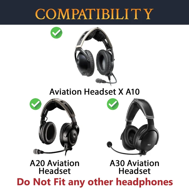 Alt view image 2 of 7 - Mic Cover for Bose Aviation (A20/A30/X A10) - Black