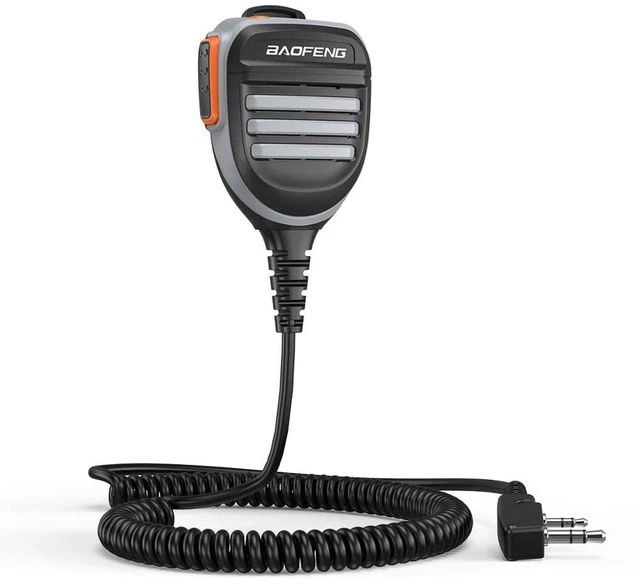 Main image of BaoFeng Walkie Talkie Speaker Mic Microphone, Remote Shoulder Police Mic for Baofeng UV-5R Mini BF-F8HP Pro 5RM DM32 UV32 K5PLUS GM-15 Pro UV-5G Plus AR-152 Pro GM21 BF-888S Quansheng UV-K5 8