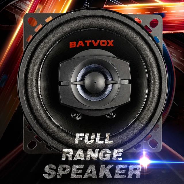 Alt view image 7 of 7 - CS401 150 Watts 4 Inch 2 Ways 4 Ohm Impedance and Piezo Tweeter for Premium Car Audio Coaxial Car Speakers, Car Stereo Sound System with Removable Grill (2 Speakers)