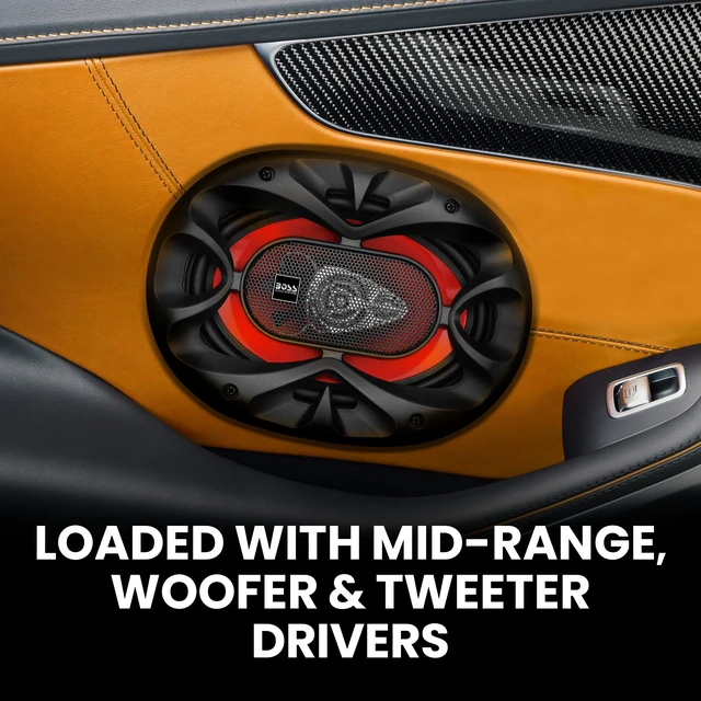 Alt view image 2 of 5 - CH5730 5 x 7 Car Speakers, 300 Watts Per Pair, 3 Way