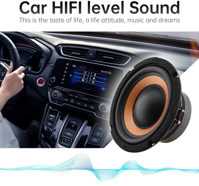 Alt view image 6 of 7 - 6.5 Inch Bass Loudspeaker Woofer Speaker for Car Audio/Home Theaters, Wide Frequency Response Car Audio Stereo Speaker